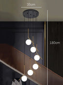 Axyaa Modern Simple Indoor LED Chandelier Ceiling Lamp for Living Room