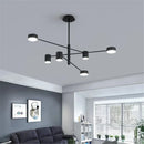 Axyaa Molecular LED Ceiling Chandelier with Adjustable Long Pole for Living Room & Bedroom