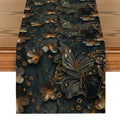 Axyaa 3D Effect Table Runner for Farmhouse Dining and Wedding Decor