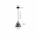 Axyaa Smoke Grey Glass Pendant Lamps for Kitchen Dining Table Light - Hanging Light for Living Room and Bedroom