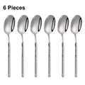 Axyaa Stainless Steel Cutlery Set with Hammer Pattern Handle