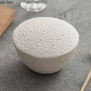 Axyaa Matte Ceramic Bowl with Lid for Soup, Steamed Egg, Dessert & Snack Bowls