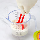 Axyaa Rainbow Plastic Measuring Spoon Set - Baking & Kitchen Tools