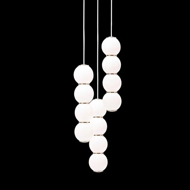Nordic Spiral Ball Pendant Lamp by Axyaa: Modern LED Lighting for Home Decor