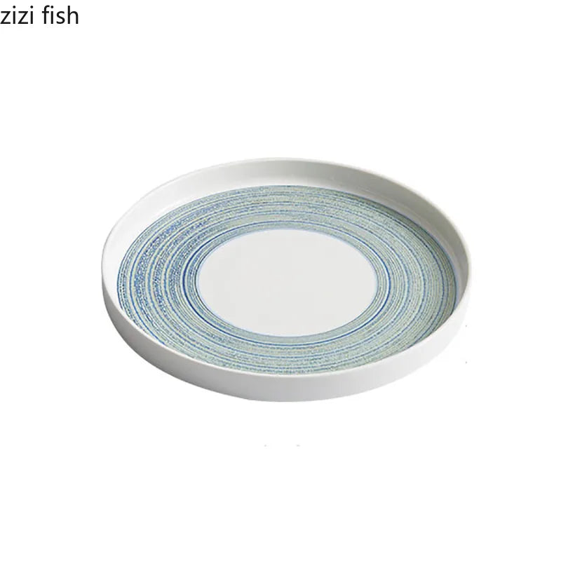 Axya Ceramic Straight Edge Plate Set for Molecular Cuisine and Specialty Dining