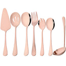 Axyaa 7Pcs Gold Stainless Steel Cutlery Set Kitchen Tableware