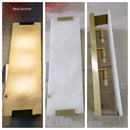 Axyaa Marble LED Wall Lights Copper Gold Black Sconce 110-240V
