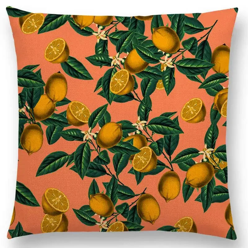 Axyaa Tropical Jungle Garden Throw Pillow Covers