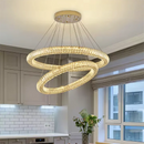 Axyaa Luxury Crystal Chandelier Pendant Light for Living Room and Bedroom
