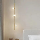 Axyaa Tri Color Glass Pendant Light with Gold and Black Fixture