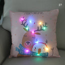 Axyaa Merry Santa Claus LED Light Pillow Cover - Home Decoration