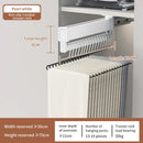 Axyaa Aluminum Sliding Pants Rack - Wall-mounted Wardrobe Organizer & Drying Holder