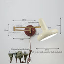 Axyaa Wabi-Sabi Iron LED Wall Lights Swing Arm Vintage Wandlampen