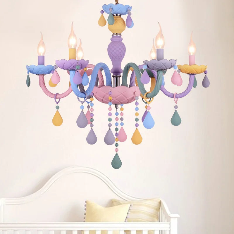 Axyaa Crystal Cartoon LED Chandelier for Children's Room