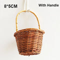 Axyaa Handwoven Bread Storage Basket with 5 Styles, Breathable Fruit Tray, Sundries Organizer