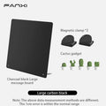 Axyaa Magnetic Tabletop Board with Stand and Clamp, Metal for Magnets Display