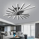 Axya Modern LED Ceiling Chandelier for Home Living Spaces