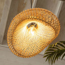 Axyaa Rattan Chandelier Tea Room Pendant Lamp