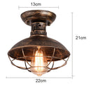 Axyaa Retro Industrial Ceiling Light for Bedroom and Corridor