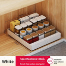 Axyaa Under Sink Storage Rack Kitchen Organizer with Slide Rails