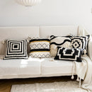 Axyaa Tufted Boho Pillow Cover with Tassels 45x45cm
