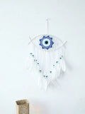 Axyaa Evil Eye Dreamcatcher Macrame Tapestry Wall Hanging