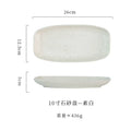 Axyaa Ceramic Sushi & Fish Plate Set - Japanese Style, Commercial Grade Tableware