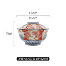 Axyaa Japanese Ceramic Lidded Soup Bowl for Restaurant Molecular Cuisine