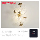 Axyaa Gingko Leaf Ceiling Lamp | Post-modern Designer LED Fixture for Home & Hotel
