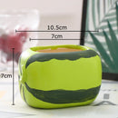 Axyaa Fruits Shape Vase Green Pot Flower Arrangement Creative Cartoon Room Decor