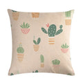Axyaa Floral Bird Linen Pillowcase 45*45cm for Home Decor and Comfort
