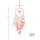 Axyaa Dream Catcher Pink Tree of Life Crystal Stone Hanging Ornaments Decor Gift
