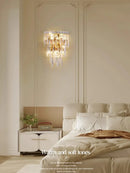Nordic Crystal Stainless Steel Wall Light by Axyaa - Luxury Home Decor Lighting