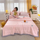 Axyaa Cotton Air Conditioning Quilt: Lightweight & Washable Summer Quilt