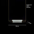 Axyaa Art Deco LED Chandelier in Gold, Black, and Chrome Finishes