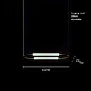 Axyaa Art Deco Gold Black LED Chandelier Dimmable Clips Lighting for Living Room