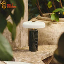 Axyaa Marble LED Desk Lamp Touch Switch Living Room Bedroom Study Cafe