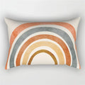 Axyaa Geometric Leaf Plant Print Pillowcase - Modern Nordic Sofa Cushion Cover