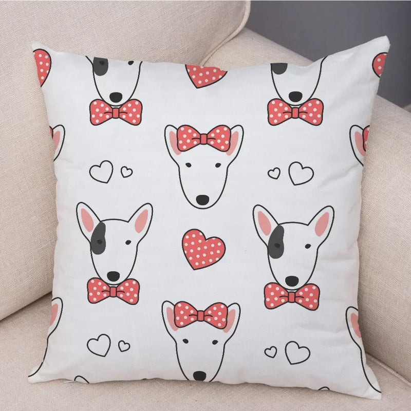 Axyaa Cartoon Animal Cushion Cover: 45*45cm for Living Room, Sofa, Car, Children's Room