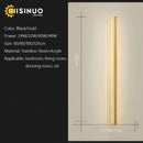 Axyaa Stainless Steel Outdoor Wall Lights: Waterproof Linear LED Lighting for Villas, Porch, Balcony