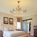 Axyaa Crystal Ceiling Chandelier for Living Room, Luxury Dining & Bedroom LED Light