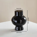 Axyaa Glass Vase: Elegant Minimalist Art Home Decor Piece
