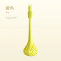 Axyaa Kitchen Utensil Set: Colander Spoon, Food Tongs, Beater, Steak Clip, Soup Filter