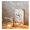 Axyaa Acrylic Wooden Photo Frame | Herbarium Display | Wedding Party Decor Frame