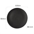 Axyaa Ceramic Steak Plate Set for Molecular Cuisine and Sushi Dish Service