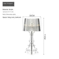 Axyaa White Baroque Ghost Table Lamp, Simple Modern Bedroom Bedside Floor Lamp