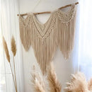 Axyaa Boho Macrame Wall Hanging Tapestry - Hand-Woven Bohemian Home Decor