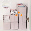 Axyaa Foldable Underwear Drawer Organizer | Closet Storage for Bras, Socks & Clothes