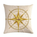 Axyaa Nautical Series Pillowcase for Home Sofa Living Room Decor