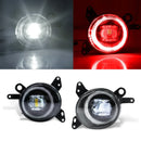 Axyaa LED DRL Angel Eye Fog Lamps for Mitsubishi Lancer 2008-2013